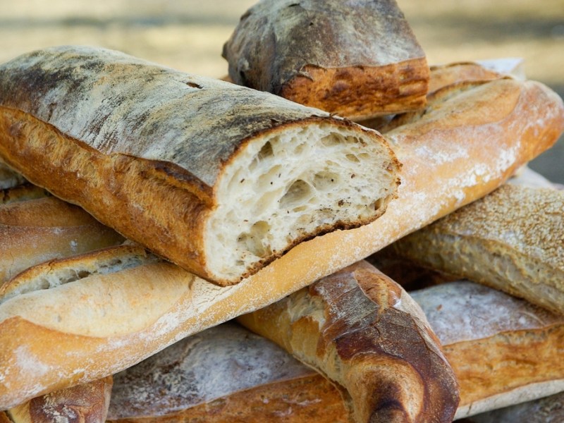 Cucumber-goat cheese sandwich